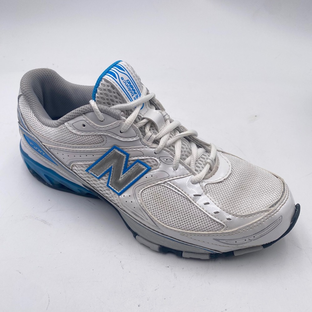 New Balance 7500 Running Shoes Womens 9.5 White Blue WR7500WB Athletic Sneakers